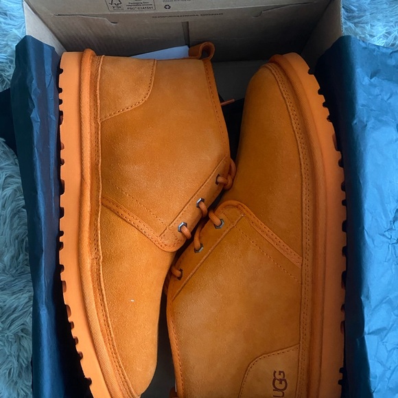 UGG Men\'s Vibrant Orange Chukka Boots